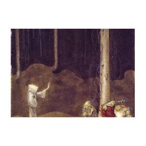 Set of 5 Blank Greeting John Bauer-The Princess & The Trolls Note Cards 